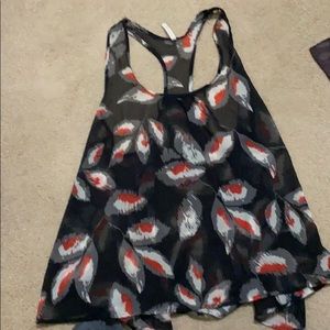 Women’s blouse, with details, racerback